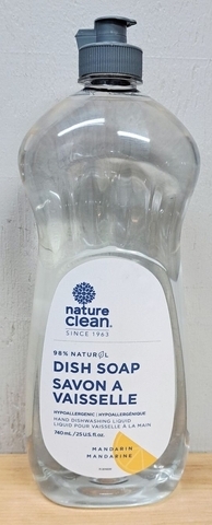 Dishwashing Liquid - Mandarine (Nature Clean)